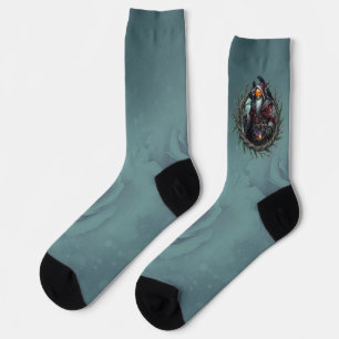 Chaussette Père Noël sombre des ombres – Squelette de Noël go