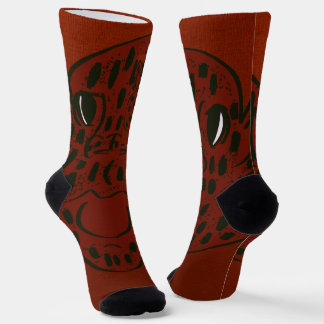 Chaussette Personnage artistique au visage de fraise