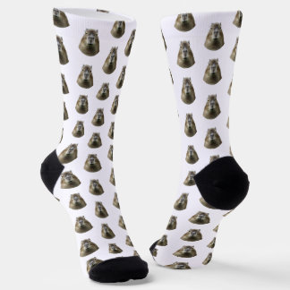 Chaussette Personnalisé drôle et mignon motif photo capybara 