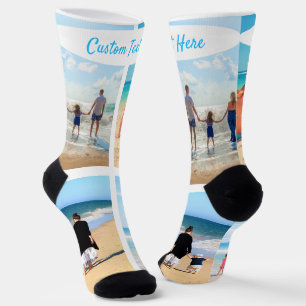 Chaussette Personnalisez votre photo Collage Chaussettes Cade
