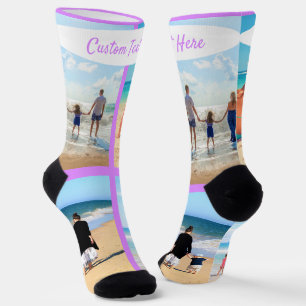 Chaussette Personnalisez votre photo Collage Chaussettes Cade