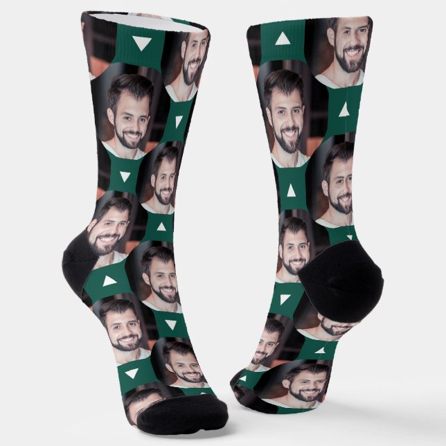 Chaussette Photo de Boyfriend pour Girlfriend Emerald Green (Angulaire)