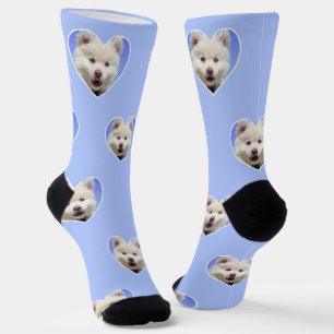 Chaussette Photo de chien personnalisée sur chaussettes équip