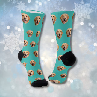Chaussette Photo de visage de animal de compagnie personnalis
