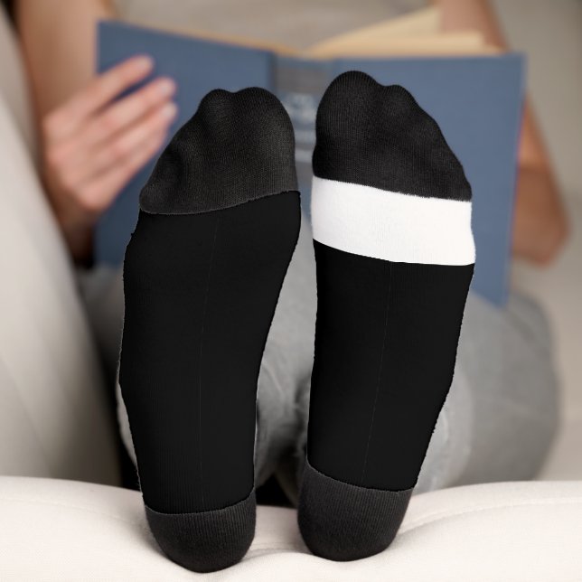 Chaussette photo en noir et blanc (Fond)
