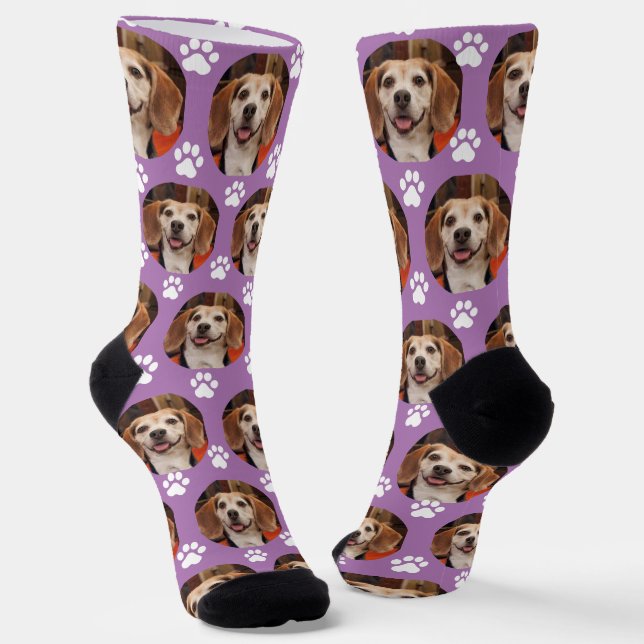 Chaussette Photo pour animaux de compagnie et Empreintes de p (Angulaire)