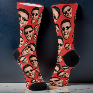Chaussette Photo Visage Fantaisie Personnalisée Sur Toutes Le