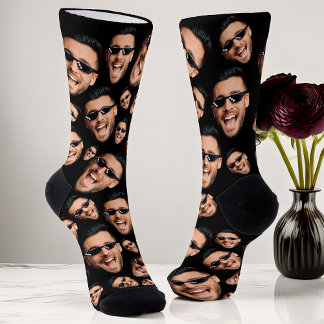 Chaussette Photo Visage Fantaisie Personnalisée Sur Toutes Le