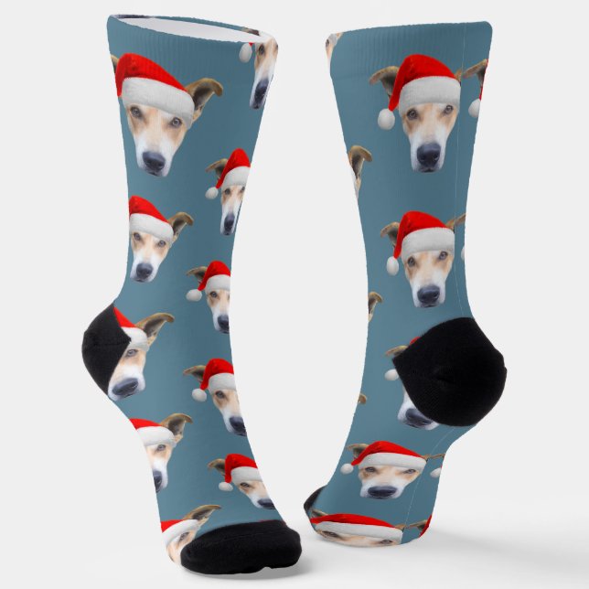 Chaussette Photos de chien personnalisées pour animaux de com (Angulaire)