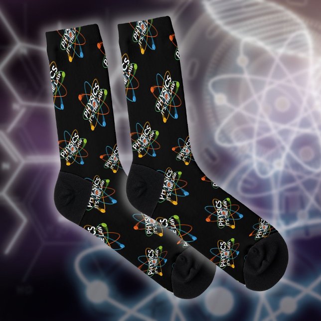 Chaussette Physique Amusante C'Est La Citation Sciences Du Dr (Fun Physics Its The Law Science Quote Socks)