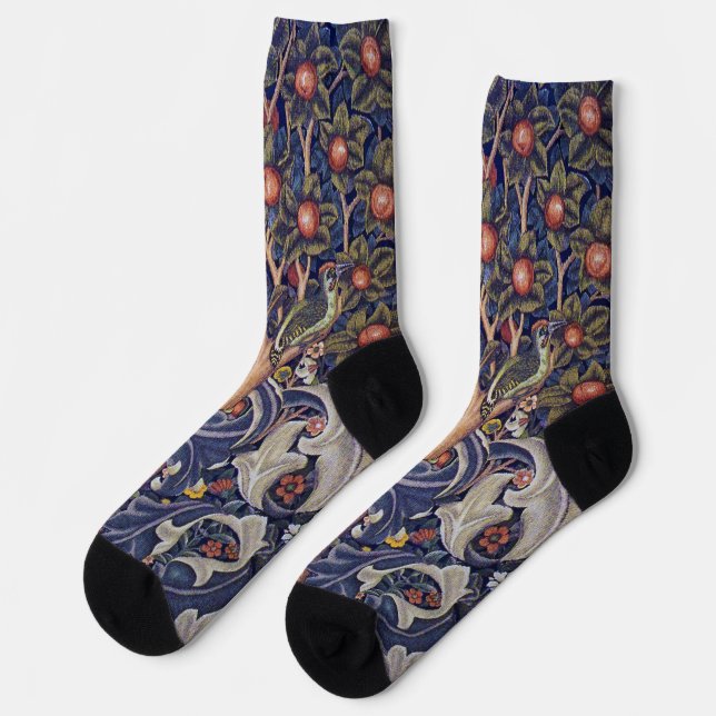 Chaussette Pic-vert, William Morris (Gauche)