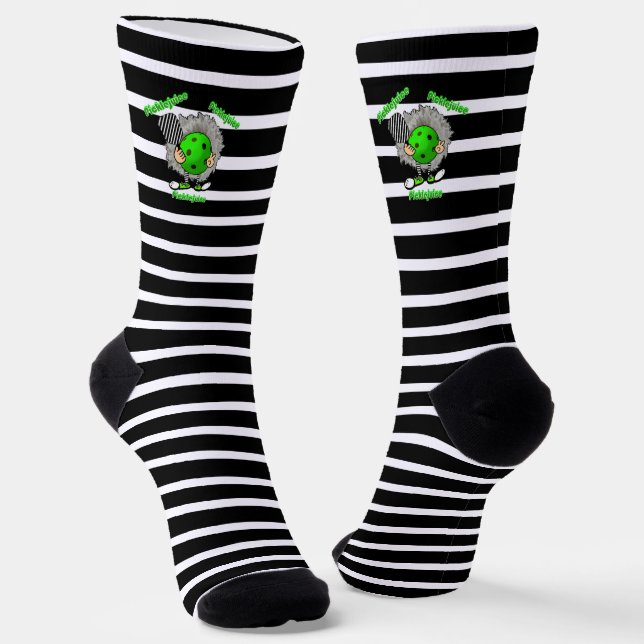 Chaussette Pickleball Picklejus Halloween Film Inspiré (Angulaire)