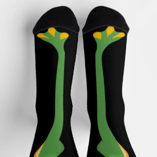 Chaussette Pied de grenouille verte drôle Pieds Chaussettes G