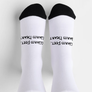 Chaussette Pieds Chauds, Coeur Chaud !