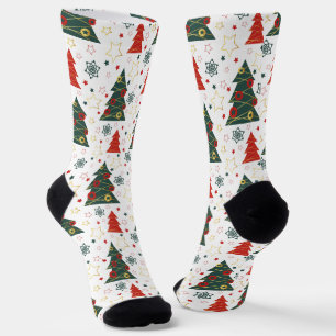 Chaussette Pins étoilés de Noël
