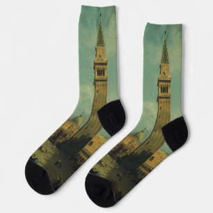 Chaussette Place San Marco par Canaletto