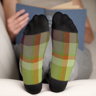 Chaussette Plaid Décoratif