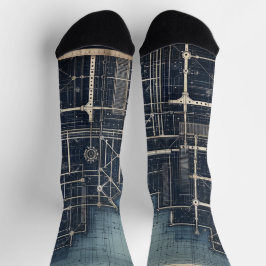 Chaussette Plan directeur - Décor de l'architecte