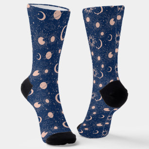 Chaussette Planètes et étoiles Motif