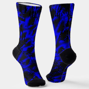 Chaussette Plasma bleu