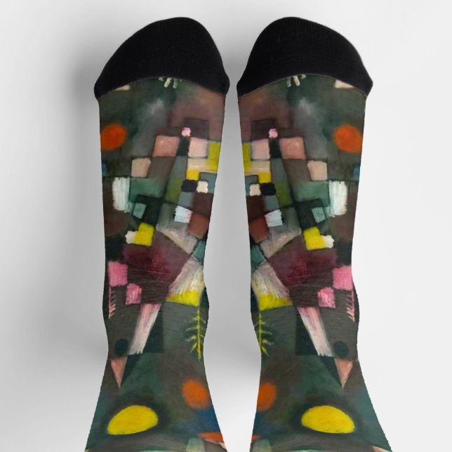 Chaussette Pleine lune de Paul Klee, Art Abstrait (Haut)