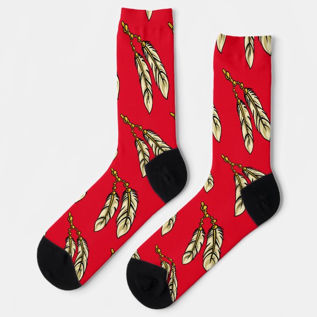 Chaussette Plumes d'Apache Thunder_Cove  (Gauche)