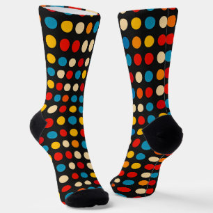 Chaussette Points de couleurs simples