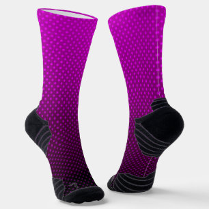 Chaussette Polka point dégradé violet noir couleurs foncé