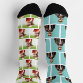 Chaussette Pop Culture Signable Ajouter Photo Personnalisée P