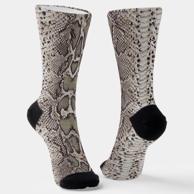 Chaussette Poster de animal de peau de serpent (Angulaire)
