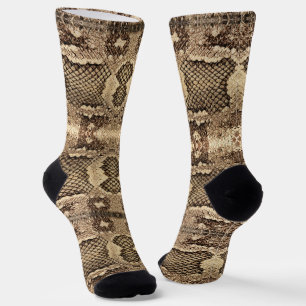 Chaussette Poster de animal de peau de serpent exotique motif