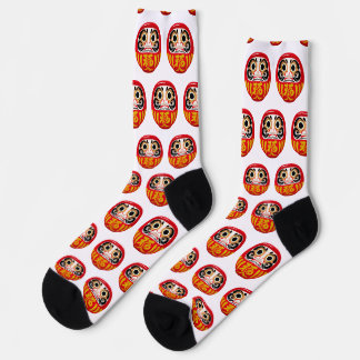 Chaussette Poupée Daruma (charme traditionnel japonais de cha