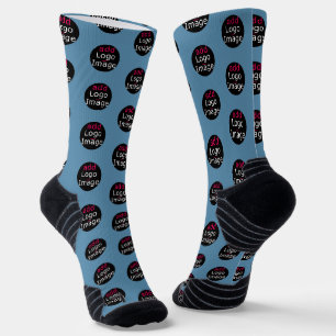 Chaussette Promo personnalisable d'entreprise moderne Dusty B