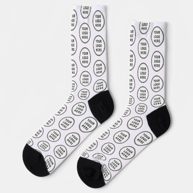 Chaussette Promotion du logo d'entreprise personnalisé (Gauche)