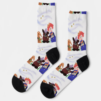 Chaussette Propriétaire d'animal heureux