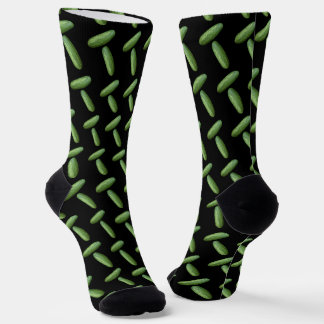 Chaussette Puissance de Cornichon Fond Noir