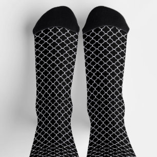 Chaussette Quatrefoil noir
