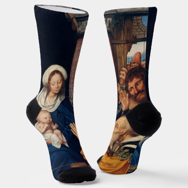 Chaussette Quentin Matsys - L'Adoration du Magi (Angulaire)