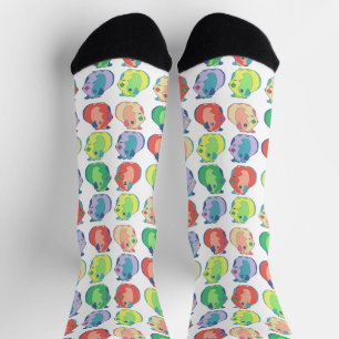 Chaussette Quirky Pop Art Guinée Pig Motif