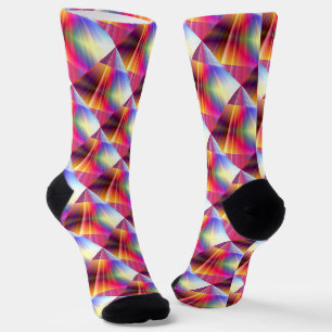 Chaussette Raies arc-en-ciel
