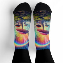 Rainbow Sky Musroom