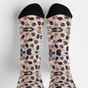 CHAUSSETTE RAISINS ET VIGNES ÉGYPTIENS ANTIQUES  