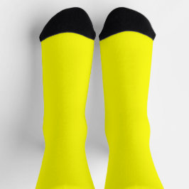 Chaussette RANDOPIX Solid Colors Neon Yellow