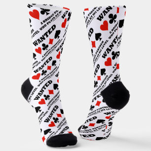 Chaussette Recherché Un Partenaire Bridge Qui Joue À Mon Nive