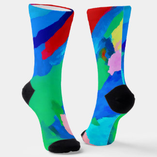 Chaussette Réflexion Abstraite