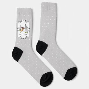 Chaussette Regarde Ça ! Chien - agilité drôle balançoire chie