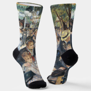 Chaussette Renoir Moulin Danse Galette Party