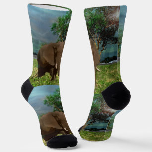 Chaussette "Résistance sereine : Le Graissage des éléphants B
