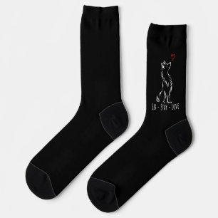 Chaussette Reste-Assis-Amour Sheltie