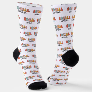 Chaussette Rétro Social Worker
